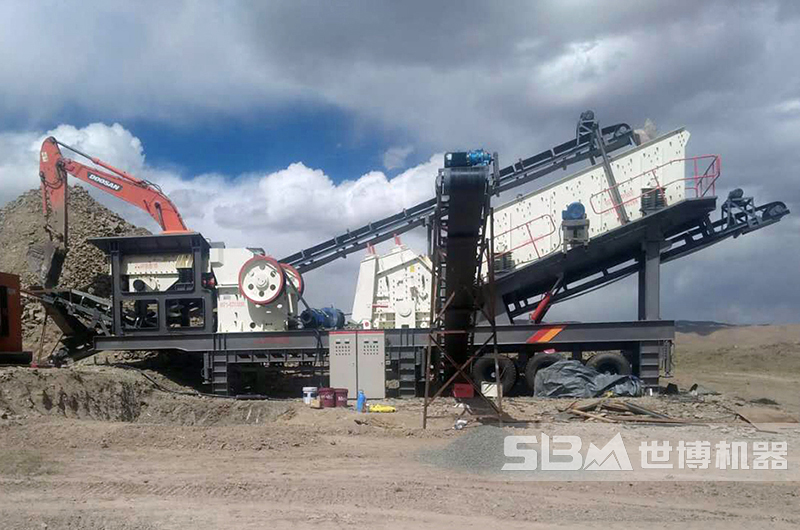 簡易移動破碎機現場圖