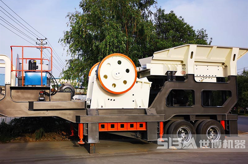 移動破碎機喂料機安裝現場