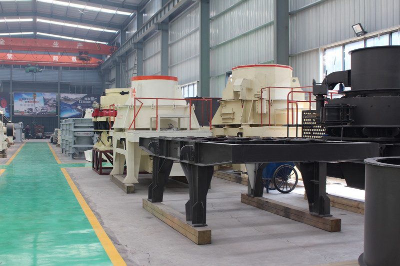河南世博鵝卵石制沙機生產車間