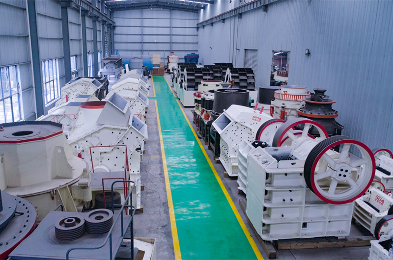 河南世博砂石生產線設備成品車間