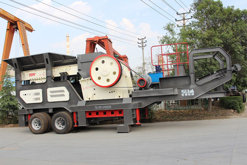 小型鄂破移動碎石機