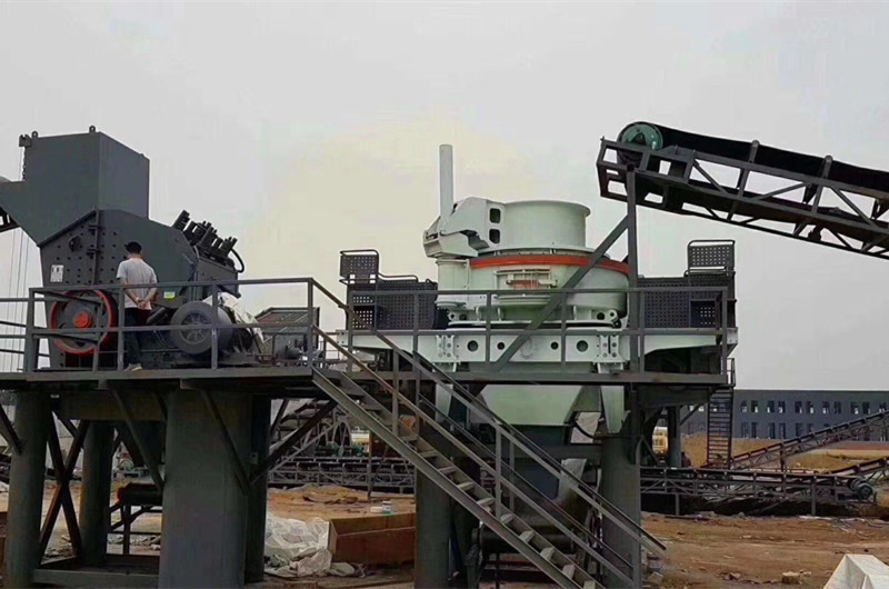 世博制砂生產線現場安裝圖