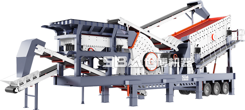 移動重錘式破碎機，適合脆性物料的移動破碎篩分設備