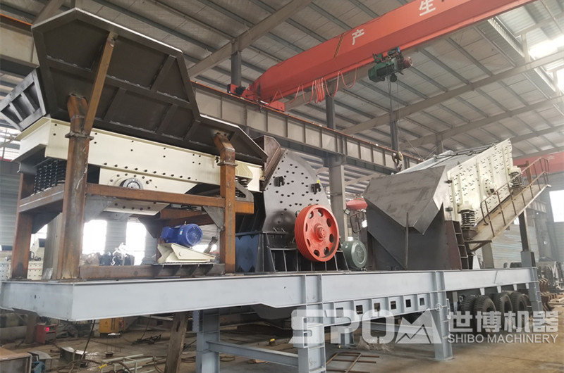 三組合移動(dòng)錘式破碎機(jī)，大型移動(dòng)破煤機(jī)