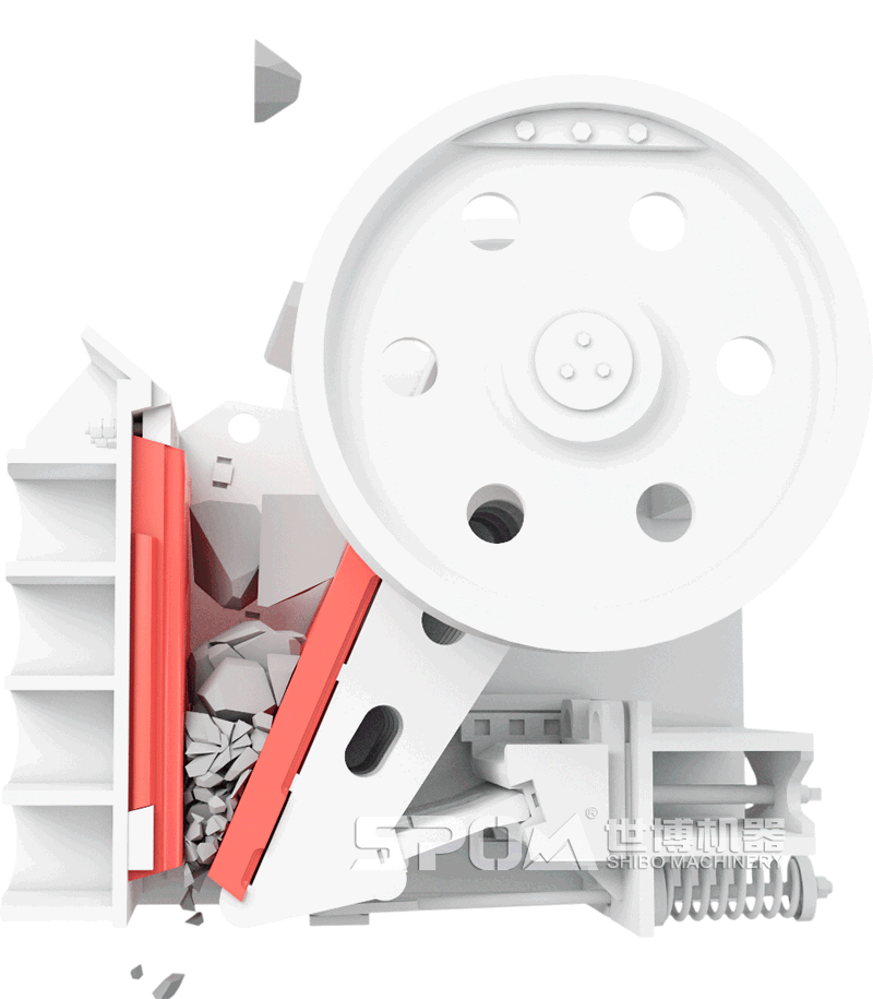 顎式細(xì)破碎機(jī)工作原理圖