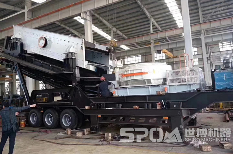 世博車載移動打砂機生產車間