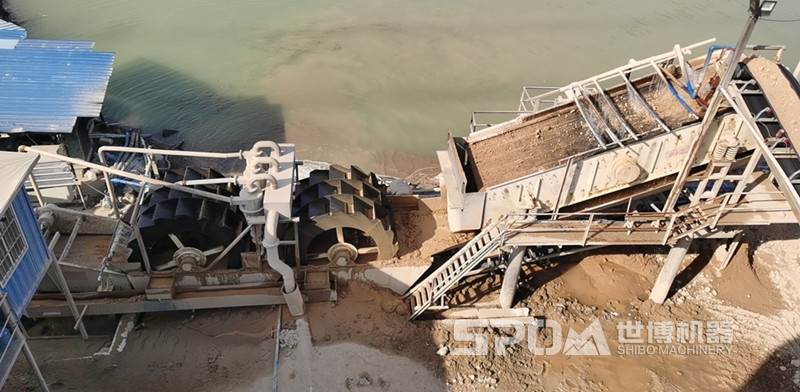 水洗河砂現(xiàn)場(chǎng)圖