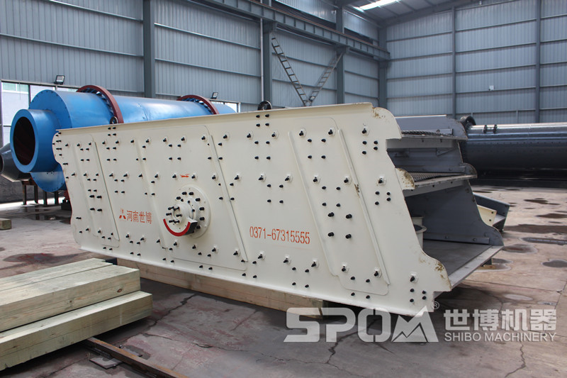 振動篩，篩分石灰石混合料