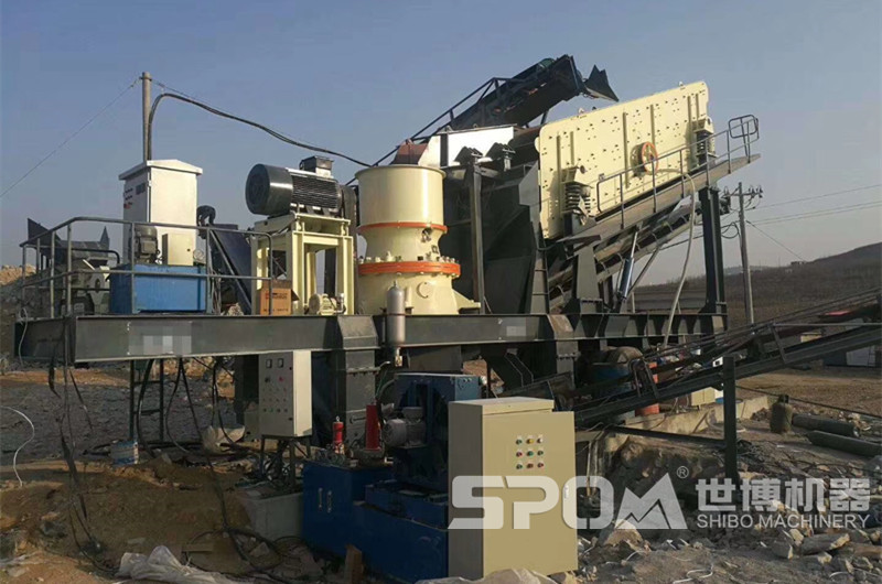 中細(xì)碎移動碎石機(jī)，圓錐破移動破碎站