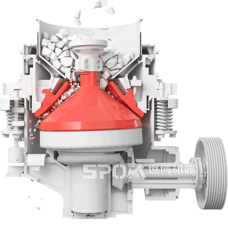 圓錐破內(nèi)部結(jié)構(gòu)及原理圖